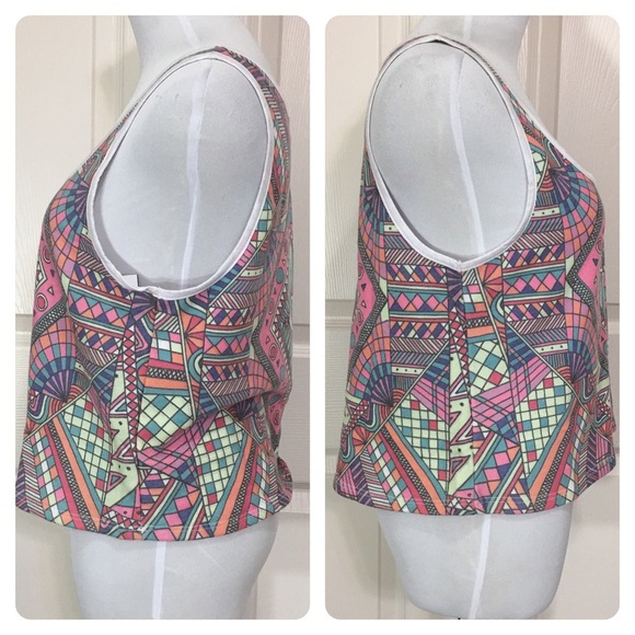 NWT! Wildfox Couture Third Eye Contrast Fiji Tank - Picture 3 of 6